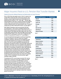 Major Insurers Flock to U.S. Pension Risk Transfer Market