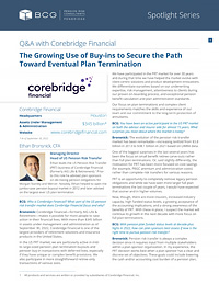 Q&A with Corebridge Financial: The Growing Use of Buy-ins to Secure the Path Toward Eventual Plan Termination